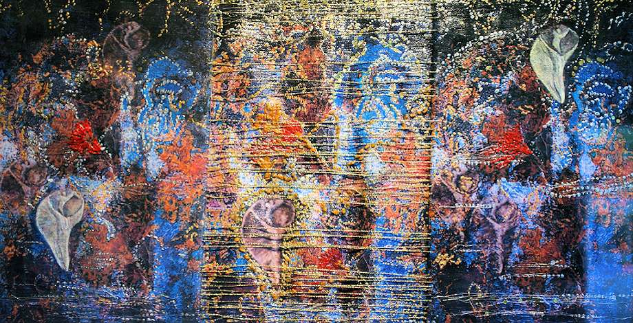 Valerie Jordan Gloucestershire images in paint, print and stitch